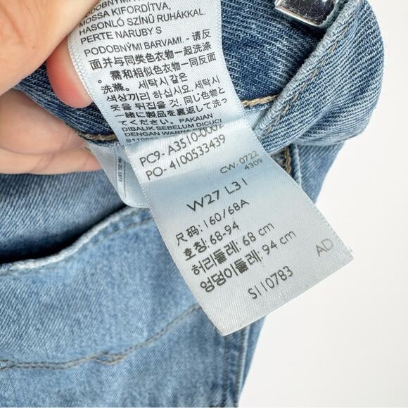 Levi's Women's '94 Baggy Destructed Distressed Classic Jeans Medium Wash Size 27 - Picture 16 of 16